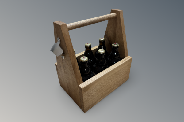 Seitenansicht Bierträger