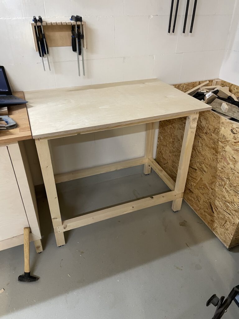 Neuer Werktisch