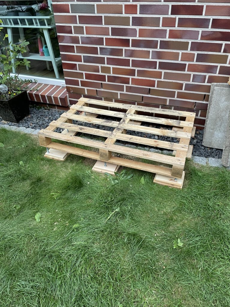 Platzieren der Palette