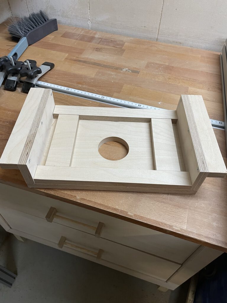 Grundgerüst Frässchlitten