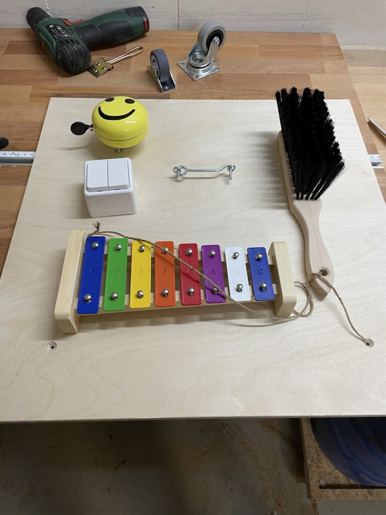 Anordnung der Elemente auf dem Busyboard
