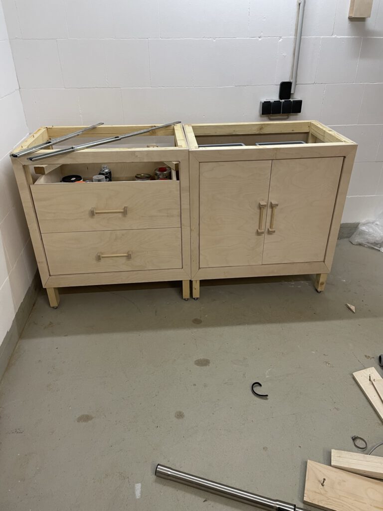 Umbau der Werkstattschränke