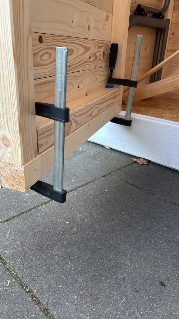 Detailarbeit an den Türen