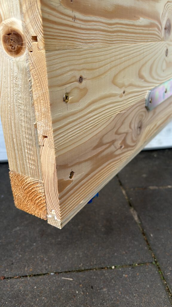 Detailarbeit an den Türen