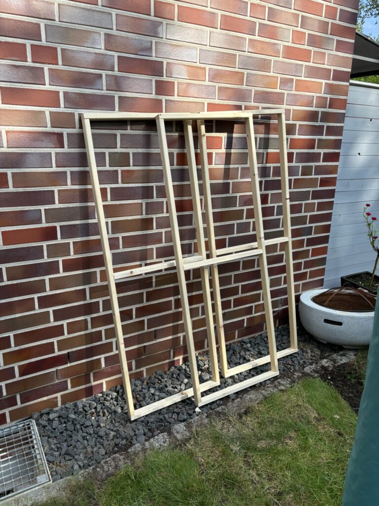 Rahmen für die Rankhilfe