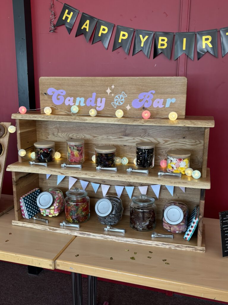 Candybar mit Süßigkeiten
