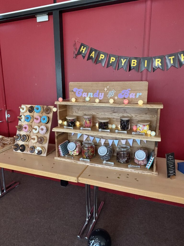 Candybar und Donutwall