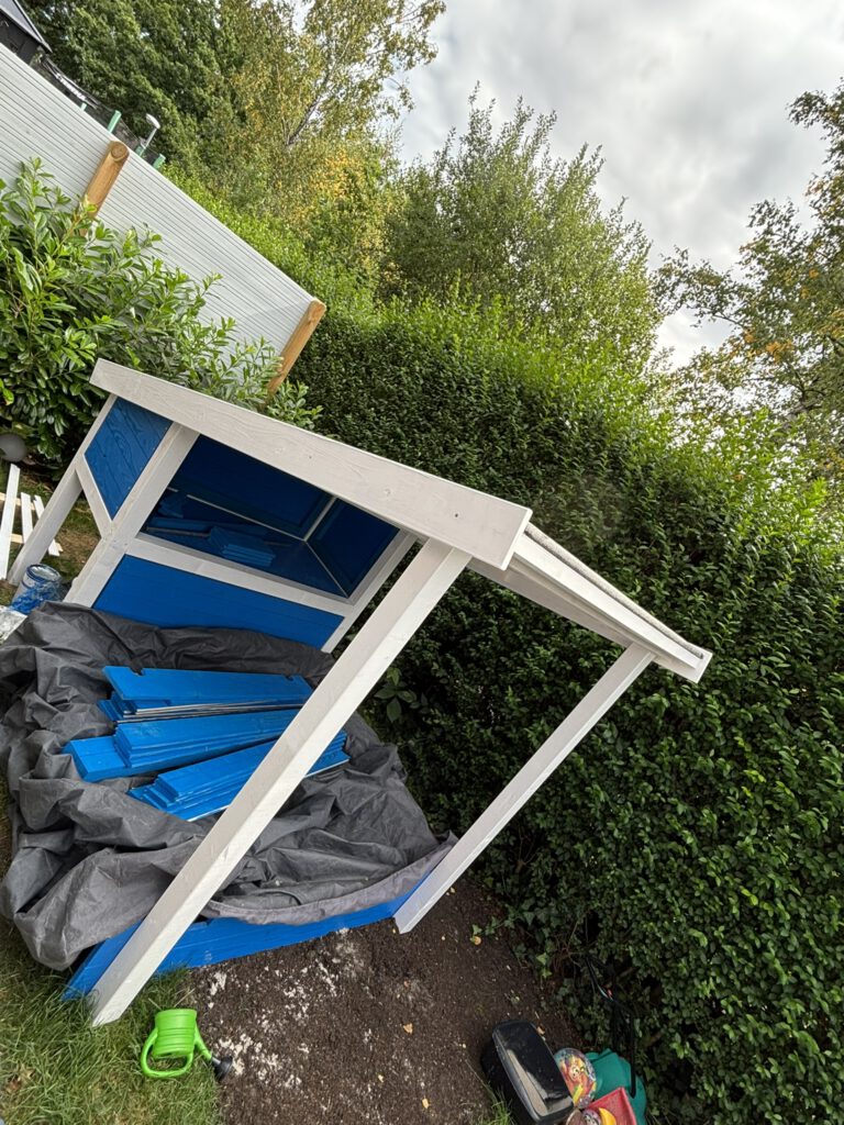 Zierleisten am Dach