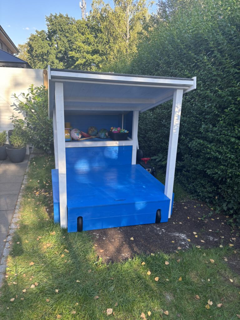 Geschlossene Sandkiste