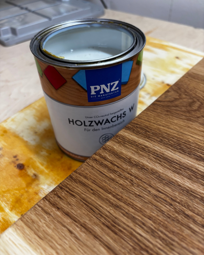 Holzwachs für die Bohle