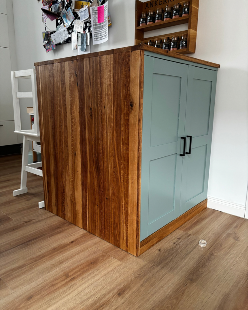 Kücheninsel nach dem Makeover